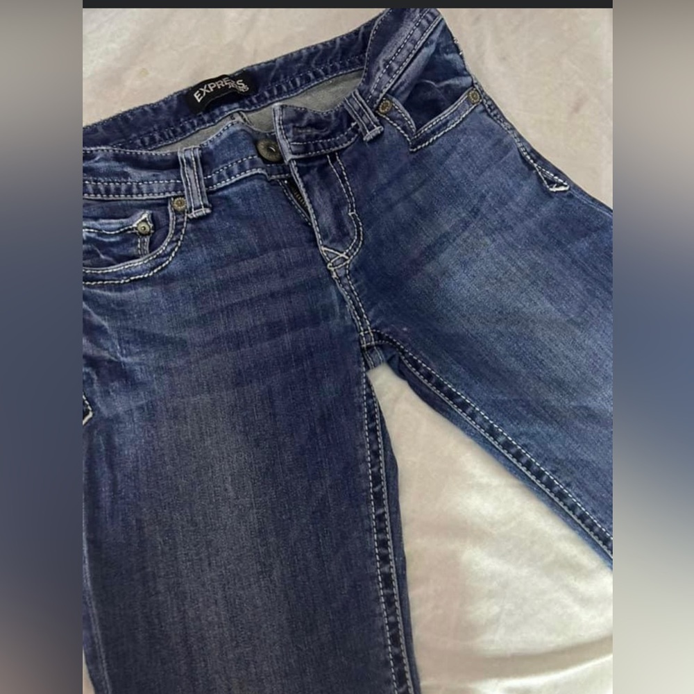 Express low rise jeans